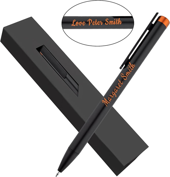 Personalised Engraved Premium Ballpoint Pen in a Choice of Colours with Gift Box