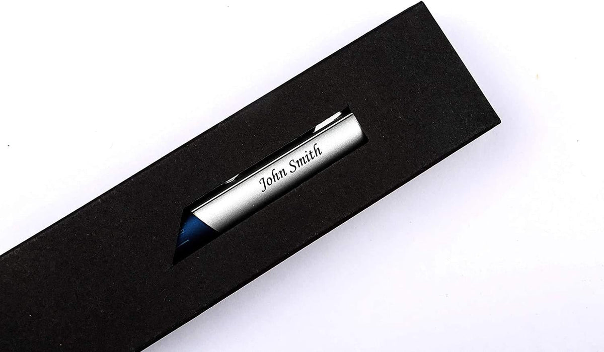 Personalised Engraved Textured Ballpen in 4 Colours with Presentation Box