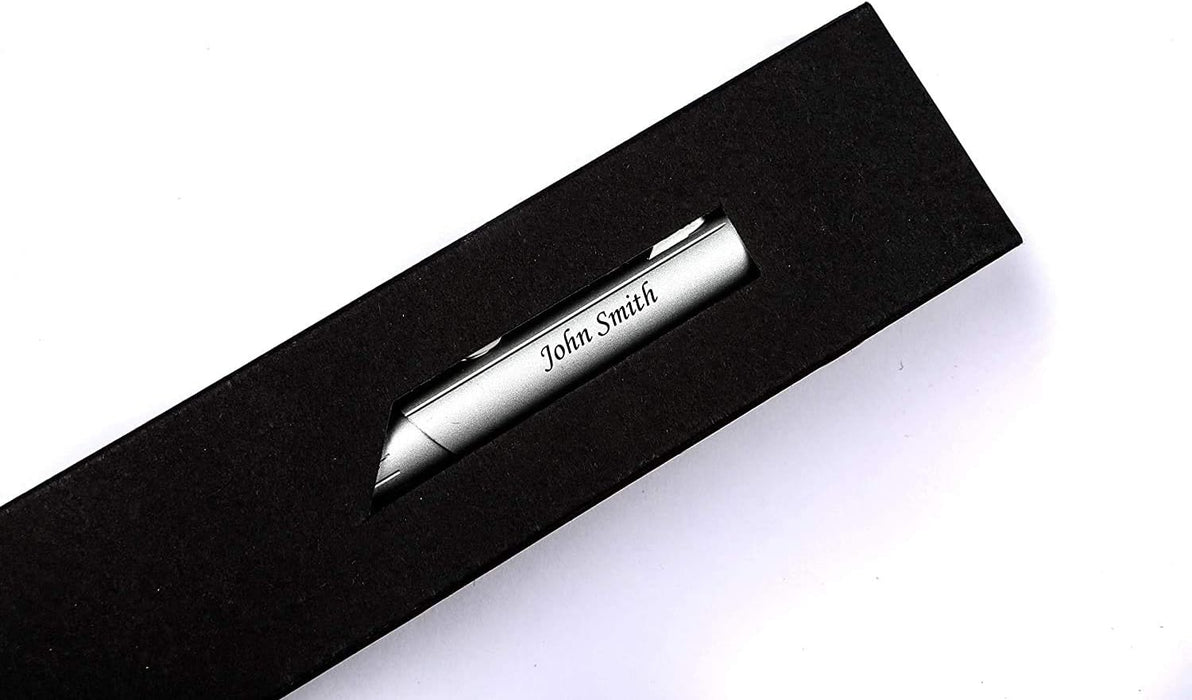 Personalised Engraved Textured Ballpen in 4 Colours with Presentation Box