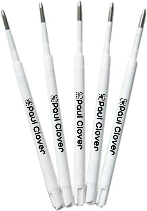 5 x Medium Tip Parker Compatible Ballpoint Refills in Black Ink