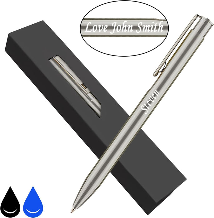 Personalised Engraved Lightweight Graphite Ballpen in Presentation Box or Velvet Pouch