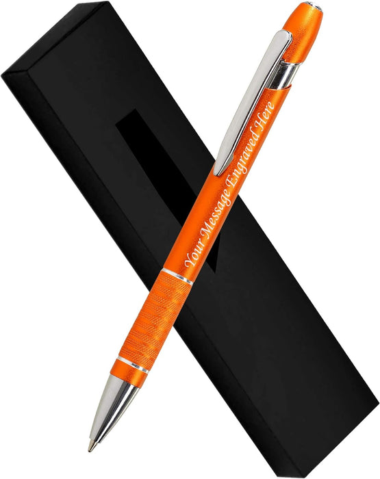 Paul Clover Aluminium Sonic Black Ballpoint Pen with Silver Clip and Trim