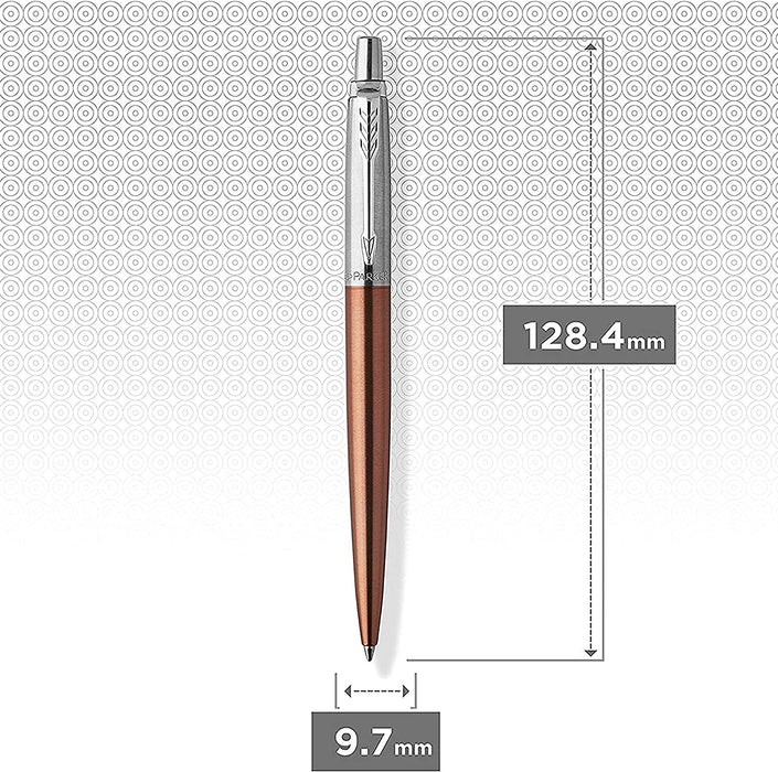 Personalised Engraved Parker Jotter Chelsea Orange Ballpoint Pen in Parker Gift Box