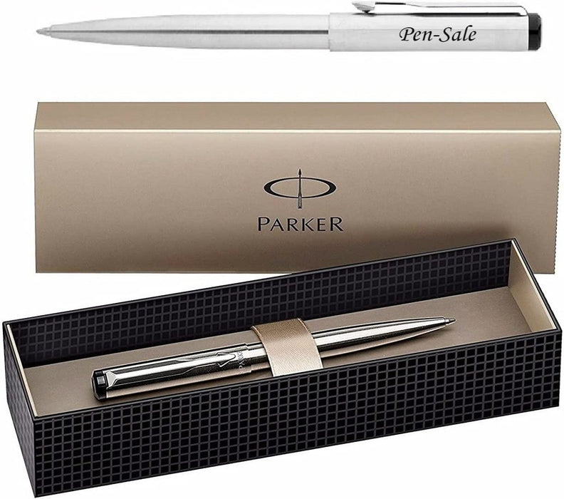 Personalised Engraved Silver Parker Vector Ballpoint Pen in Parker Gift Box