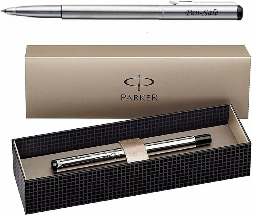 Personalised Engraved Silver Parker Vector Rollerball Pen in Parker Gift Box