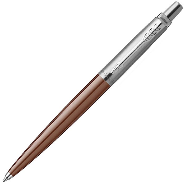 Personalised Engraved Parker Jotter Brown Ballpoint Pen in Ribbon Presentation Box