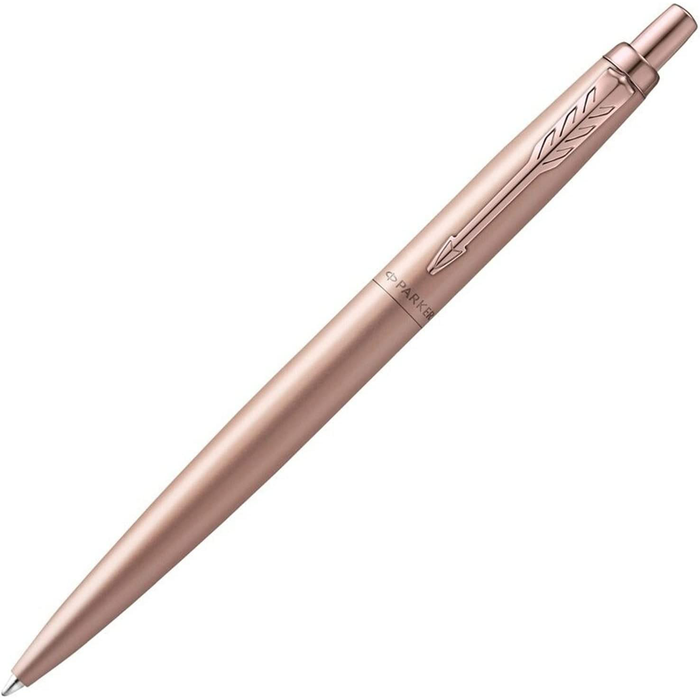 Personalised Engraved Parker Jotter Stainless Steel Rose Gold Ballpoint Pen in Parker Gift Box