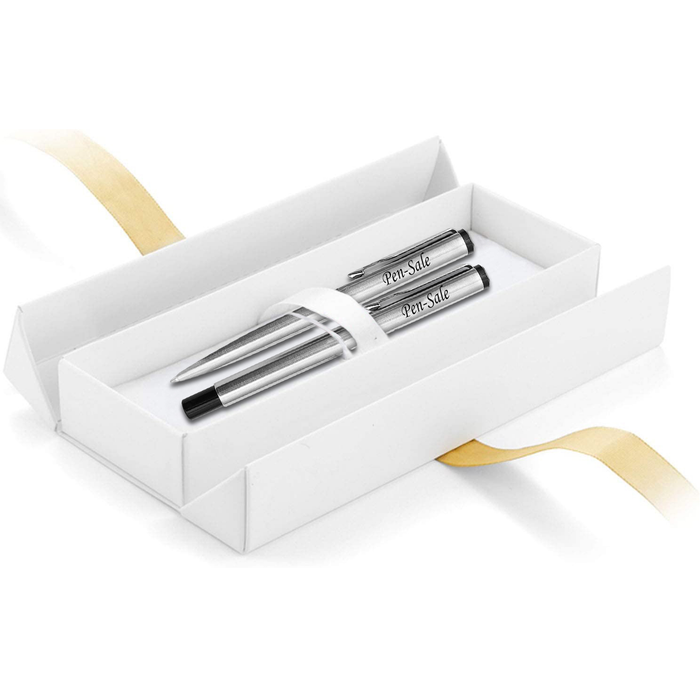Personalised Silver Parker Jotter Ballpen and Fountain Pen with Choice of Luxury Gift Boxes