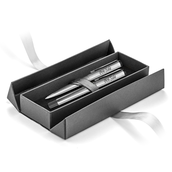 Personalised Silver Parker Jotter Ballpen and Fountain Pen with Choice of Luxury Gift Boxes